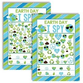AmandaCreation Earth Day I Spy Fill in ƥӥƥ 5 x 7 ֥󥯥10