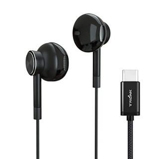USB Type C Earbud Headphones Hi-Res in-Ear Earphone w/Mic Compatible with New iP