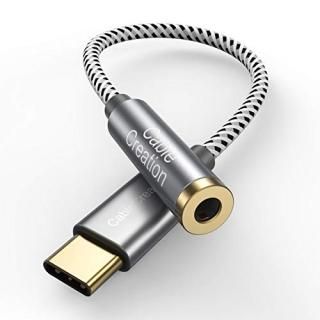 USB C to 3.5mm CableCreation USB-C ǥ Ѵץ إåɥۥ󥪡ǥåץ Realtek DAC