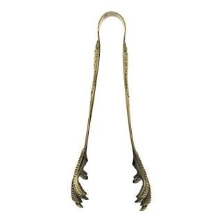 Barfly Talon Ice Tong Antique Brass