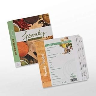 Ahh Hah! Family Recipe Organizer Kits LONG Index Tabs for Three-ring Binder with
