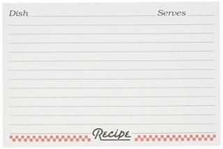Weatherbee Recipe Cards 4 by 6-Inches Set of 24 by Weatherbee