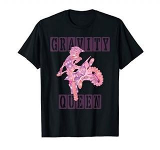 Dirt Bike Rider  Gravity Check  Motocross  Gravity Queen T-Shirt