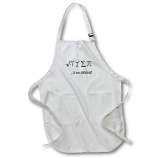 3dRose apr_128179_4 I Ate Sum Pi it was Delicious Math Humor-Full Length Apron 2