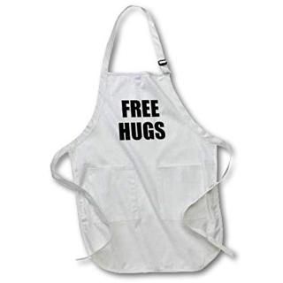 Black-Full - 3dRose Free Hugs - fun funny humour humorous black text - promoting