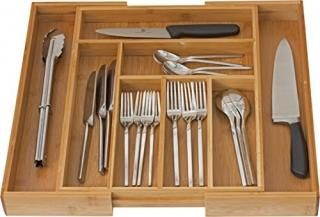 Home-it Expandable Cutlery Drawer Organizer utensil organizer Flatware Drawer Di