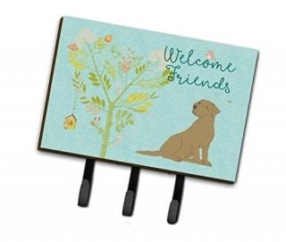 Caroline 's Treasures Welcome Friends Chocolate Labrador Retrieverɥեåȥץ롢ޥ