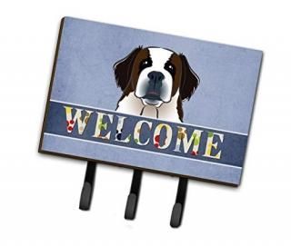 Caroline 's Treasures bb1432th68?Saint Bernard Welcome꡼ޤϥۥLޥ顼