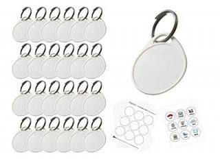 Lucky Line25129Plastic Key Tag-25CT LABEL IT KEY TAG 