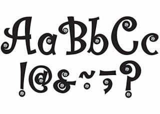 7In Bling Letters With Jewels