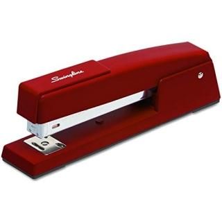 Swingline 747 Classic Desk Stapler in Lipstick RedS7074718E by Swingline