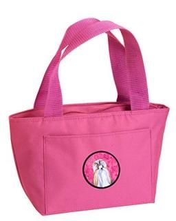 Caroline's Treasures SS4741-PK-8808 Pink Shih Tzu Lunch Bag or Doggie Bag SS4741