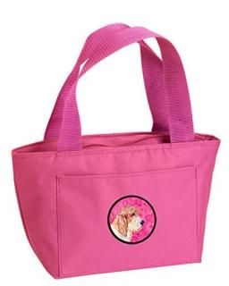 Caroline's Treasures LH9397PK-8808 Pink Petit Basset Griffon Vendeen Lunch Bag o
