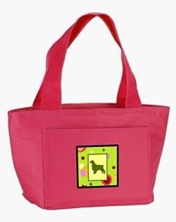 Caroline's Treasures CK1030PK-8808 Lime Green Dots Field Spaniel Insulated Lunch