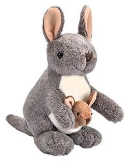Wild Republic CK-Mini Kangaroo with Joey 8 Animal Plush by Wild Republic
