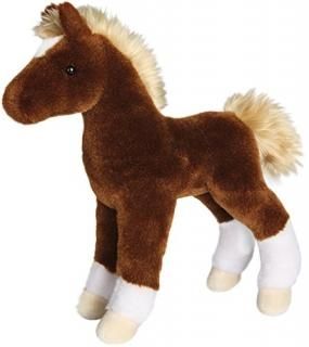 Teak Chestnut Foal 10 by Douglas Cuddle Toys by Douglas Cuddle Toys 