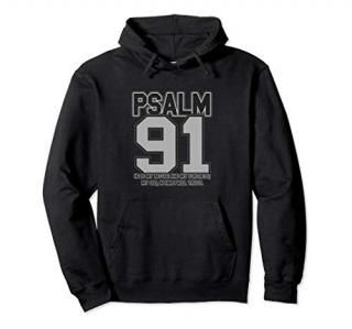 Psalm 91 Christian Bible Verse Pullover Hoodie