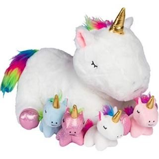 PixieCrush Unicorn Stuffed Animals for Girls Ages 3 4 5 6 7 8 Years; Stuffed Mom