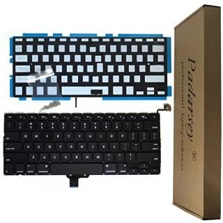 Padarsey Backlight Backlit Keyboard with 80 PCE Screws for MacBook Pro Unibody 1
