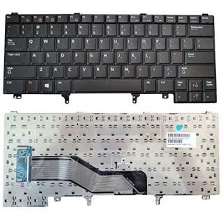 SUNMALL US Layout Replacement Keyboard Without Backlit Compatible with Dell Lati