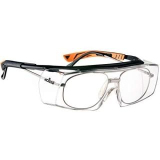 NoCry Over-Glasses Safety Glasses - with Clear Anti-Scratch Wraparound Lenses Ad