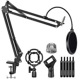 InnoGear Microphone Stand for Blue Yeti Adjustable Suspension Boom Scissor Arm S