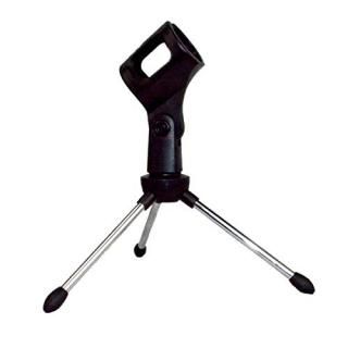 ChromaCast Super Lightweight Collapsible Desktop Microphone Tripod Stand with Mi