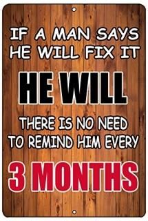 Rogue River Tactical Funny Sarcastic Man󥺥᥿Tin SignMan CaveСFix ItSign