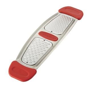 None Red - Rachael Ray 46914 Stainless Steel Multi-Grater with Silicone Handle R