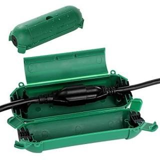 Restmo 2 Pack Mini IP44 Waterproof Outdoor Connection Box with Lockable Latches 