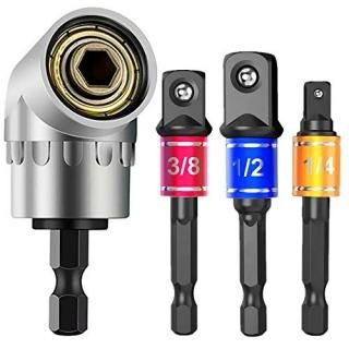 CIGOTU Impact Grade Power Hand Tools Driver Sockets Adapter Extension Set 3Pcs 1