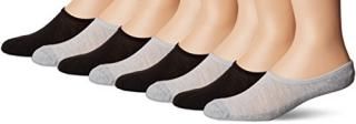 Fruit of the Loom Men's Cushioned Inivisble Liner 4 Pack Sock ASST2 Shoe 6-12/So