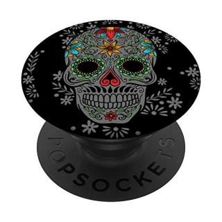 Sugar Skull Calavera Gift for Mexican Skull Decor Art Lover PopSockets Grip and 