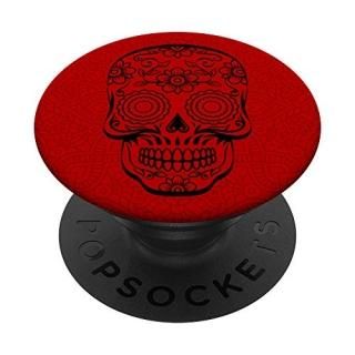 Sugar Skull Calavera Gift for Mexican Skull Decor Art Lovers PopSockets Grip and