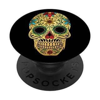 Sugar Skull Calavera Gift for Mexican Skull Decor Art Lover PopSockets Grip and 