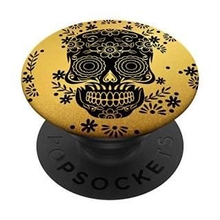 Sugar Skull Calavera Gift for Mexican Skull Decor Art Lover PopSockets PopGrip S