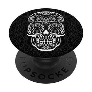 Sugar Skull Calavera Gift for Mexican Skull Decor Art Lovers PopSockets PopGrip 