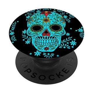 Sugar Skull Calavera Gift for Mexican Skull Decor Art Lover PopSockets PopGrip S