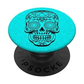 Sugar Skull Calavera Gift for Mexican Skull Decor Art Lovers PopSockets Grip and
