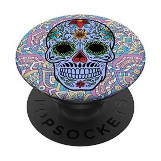 Sugar Skull Calavera Gift for Mexican Skull Decor Art Lover PopSockets Grip and 