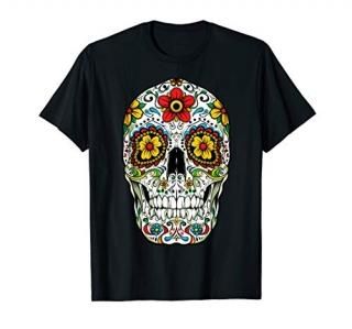 Day Of The Dead Sugar Skull Funny Cinco de Mayo Men Women T-Shirt