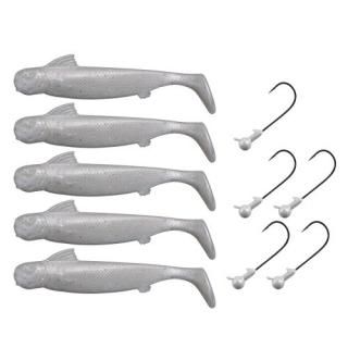 Pearl/Silver - Yum Yumbrella Tennessee Mud Minnow Fishing Lure