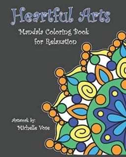 Heartful Arts - Mandala Coloring Book for Relaxation Simple Mandala Designs for 