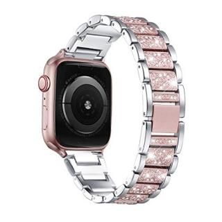 Mtozon Bling Bands Compatible with Apple Watch Band 40mm/38mm Iwatch Series 6/5/