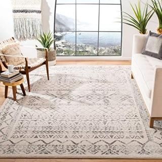 Safavieh Tulum Collection TUL268A Moroccan Boho Distressed Non-Shedding Stain Re