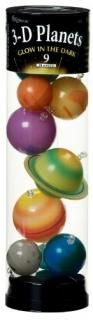 3-D Planets in a Tube Glow-in-the-Dark