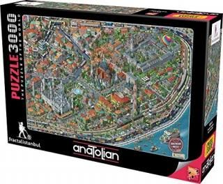 Anatolian Puzzle - Fractal Istanbul 3000 Piece Jigsaw Puzzle #4913