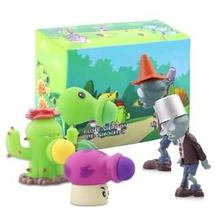 Maikerry 5 PCS Plants vs. Zombies 2 Series Toys Doll Characters Soft Vinyl Hard 