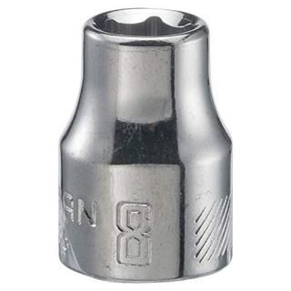 CRAFTSMAN Shallow Socket MM 3/8-Inch Drive 8mm 6-Point CMMT43536Full Polish