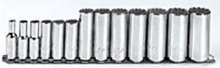 Stanley Proto J52112 13 Piece 12 Point 3/8 Drive Deep Socket Set by Stanley-Prot